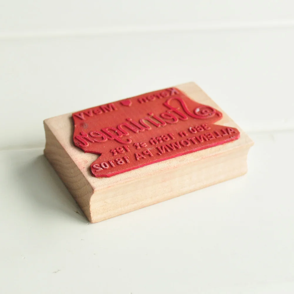  Custom Stamp-Return Address Stamp Brush Calligraphy Wedding Stamp Invitation Stamp - 32836730964