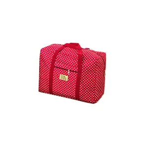 Водонепроницаемый Оксфорд ткань путешествия Упаковка органайзеры для мужчин и Wo мужчин s Мода Полосатый носить на сумку - Цвет: Dot Red