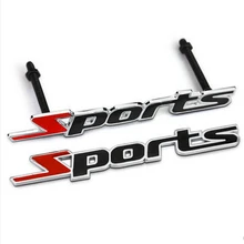 3D Car styling sports word car stickers sticker motorcycle accessories for Mitsubishi ASX/Outlander/Lancer Evolution/Pajero