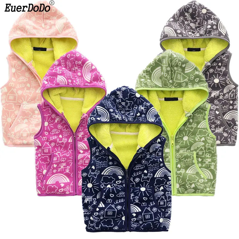 Buy Winter Waistcoat Girl Fleece Vest For Children