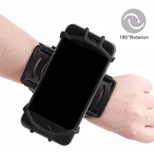 180 градусов Водонепроницаемый Runing регулируемая повязка на руку мобильный браслет ремень чехол для всех мобильных телефонов размер от 3,5 до 6 дюймов