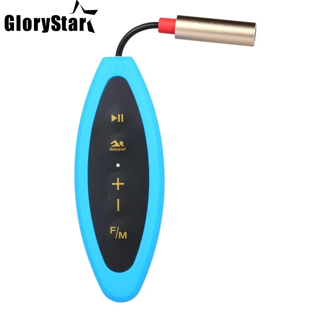 Водонепроницаемый музыкальный mp3-плеер Blue CJX601 4 Гб IPX8 плеер с наушниками FM-радио