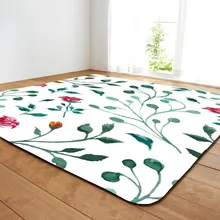 Цветной коврик для чистки ковров, для дома мягкий ковер для гостиной Цветочный Коврик для спальни Противоскользящий коврик большого размера придиванный коврик