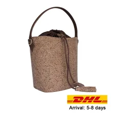 KAOGE Natural Vegan cork bag Female Handmade Luxury Handbags Women Bags Designer Shoulder Bags Women Hand Bag waterproof baobao