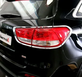 

For KIA SORENTO L 2015 2016 2017 ABS Chrome Tail light Cover Trim