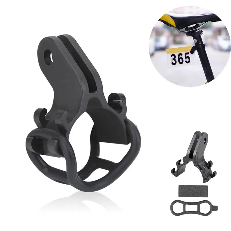

Outdoor Activities Multifunction Plate Frame Fixer Mountain Black Bicycle Flashlight Bracket Set