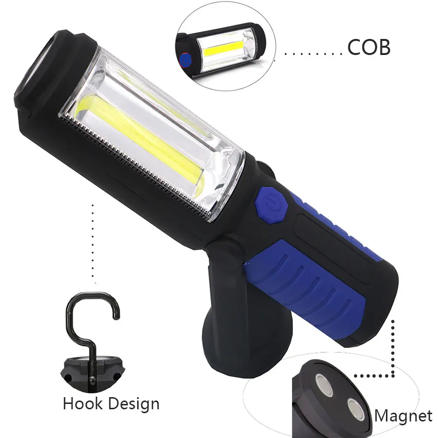 Buy USB Rechargeable LED Flashlight Torch Work Light