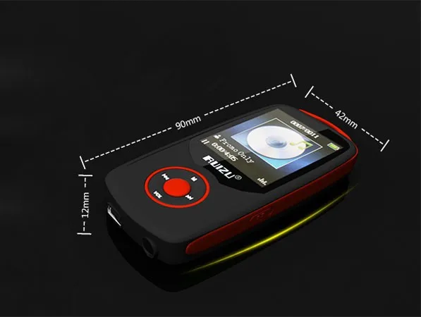 Спортивный MP3-плеер ruidu X06 с Bluetooth и экраном 1,8 дюймов, плеер 100 часов, высокое качество, рекордер без потерь, FM