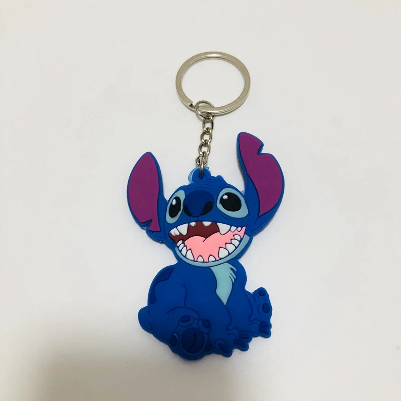 stitch PVC Parts& Accessories pendant ornament decoration unisex bag chain ring key chain key chains