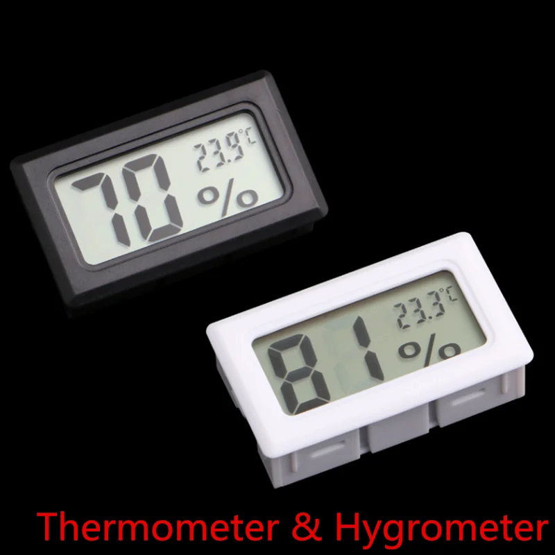 Мини ЖК-цифровой термометр гигрометр холодильник тестер морозильника датчик измерителя температуры и влажности термограф ПЭТ авто
