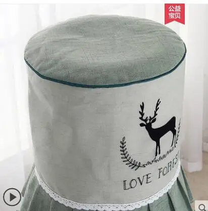 Garden cartoon water dispenser set of 2 sets of living room fashion fresh fabric drinking bucket cover dust cover
