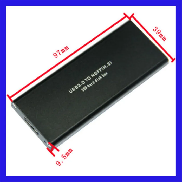 WBTUO LM-711N-V1.0 Super speed USB 3,0 для NGFF(M.2) SSD жесткий диск коробка/корпус-красный Q13021