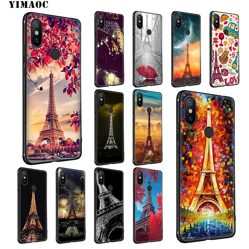 

YIMAOC Eiffel Tower Paris Soft Silicone Case for Xiaomi Redmi 7A Note 7 6 6A 5 4 4X 4A 5A 5 S2 Plus K20 Pro Lite