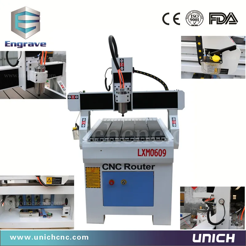

disocunt price mini desktop 3d cnc router 6090/4 axis cnc router engraver machine