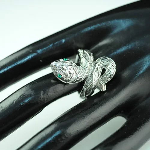 free shipping, alloy snake shape vivid finger rings,high end fashion jewelry, rn-493