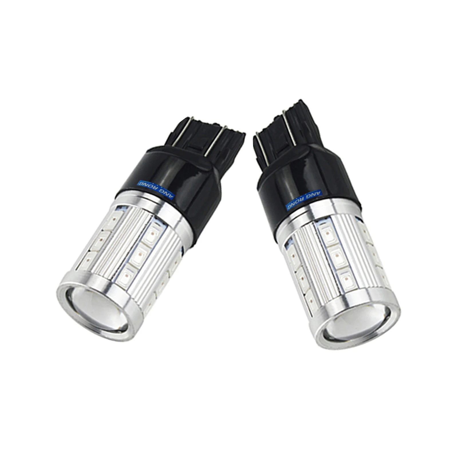 ANGRONG 2x T20 W21W W21/5W красная светодиодная бокосветильник лампа для Vauxhall Corsa D Astra Insignia