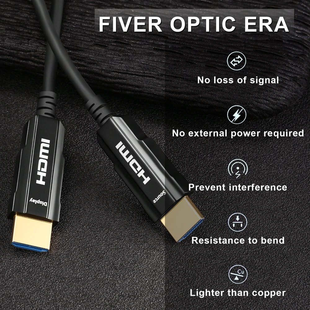  HDMI 2.0 Cable 4K 60Hz Fiber Optic HDMI Cable 2.0 2.0a 2.0b HDR for HDTV Xiaomi Box Projector PS4 C