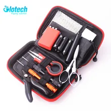 Glotech newest vape DIY tools kits coil jig ceramic tweezers wire coiling tools for E cigarette