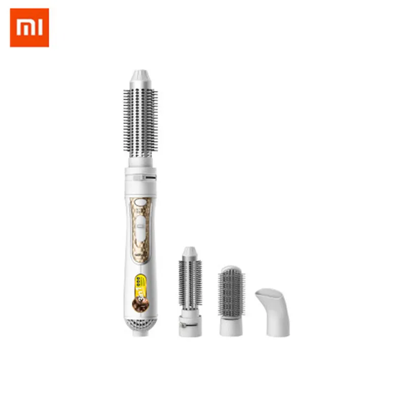 

4 in 1 Multifunctional Hair Dryer Volumizer Rotary Hair Brush Roller Rotating Styler Straightening Curling Hot Air Comb