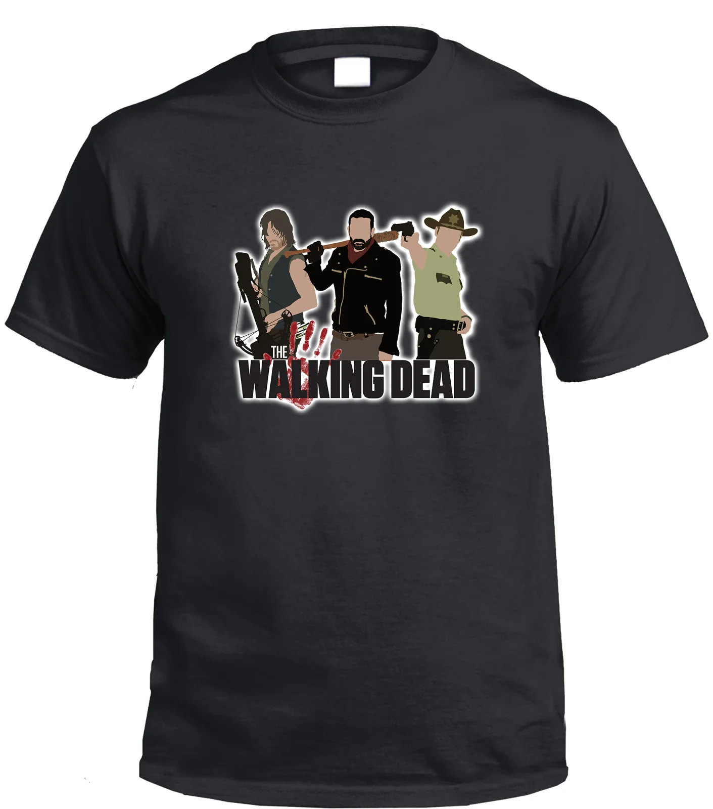 The Walking Dead Negan Люсиль Дэрил мужские детская футболка TWD01T Прохладный Повседневное
