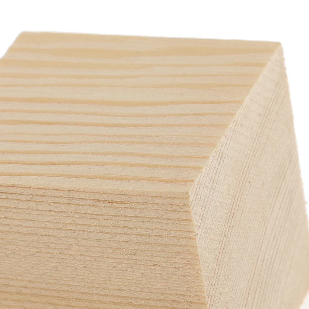 3 Sizes Wood Cube Blocks Puzzle Unfinished Wooden Pieces for Model Making Wood Crafts