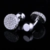 KFLK Jewelry shirt cufflinks for mens fashion Brand Crystal Cuff link wholesale Button High Quality Wedding guests ► Photo 2/6