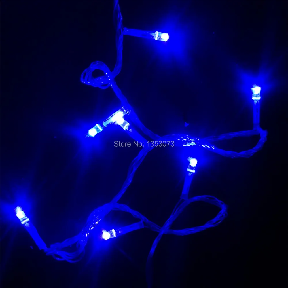 Colorful 10M 100leds Beautiful Home LED String Light 220V 110V Decoration Lamps - blue lighting