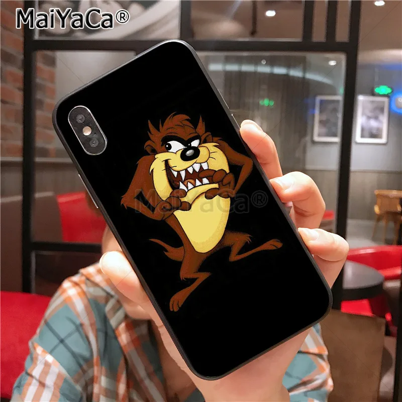 MaiYaCa Looney ttes Tasmanian Devil Taz чехол для телефона для iphone 11 Pro X 8 7 6 6S Plus 5 5S SE cass - Цвет: 7