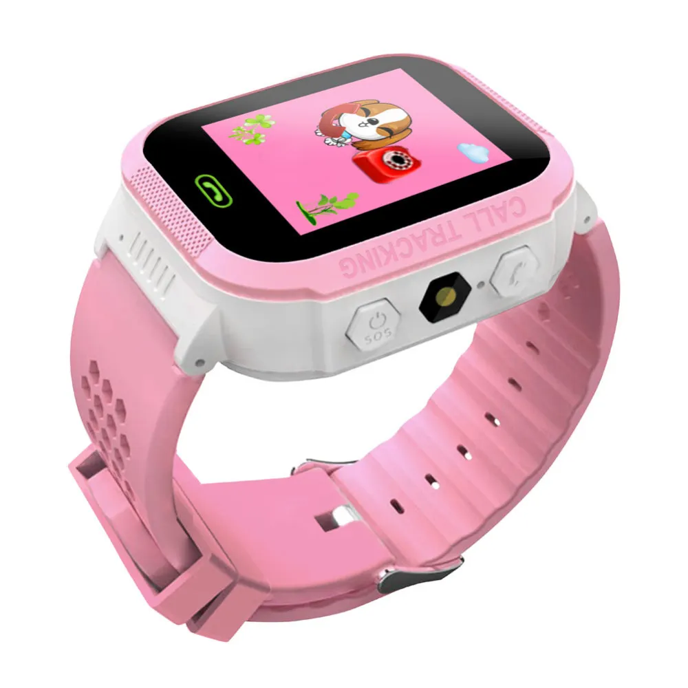  Kinder Smart Uhr Anti Verloren Kind GPS Tracker SOS Positioning Tracking Praktische Kompatibel Smar