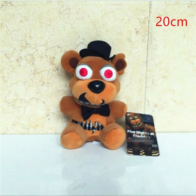 Стиль Five Nights At Freddy's 4 Плюшевые игрушки Аниме Золотая лисица Фредди Бонни и Чика FNAF мягкие животные куклы игрушки для детей - Цвет: style 10