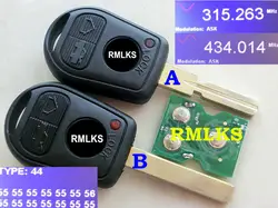 RMLKS дистанционный ключ 3 кнопки 315 мГц 433 мГц ID44 PCF7935AA чип, пригодный для BMW 3 5 7X5 z4 E38 E39 E46 режиссерский лезвие