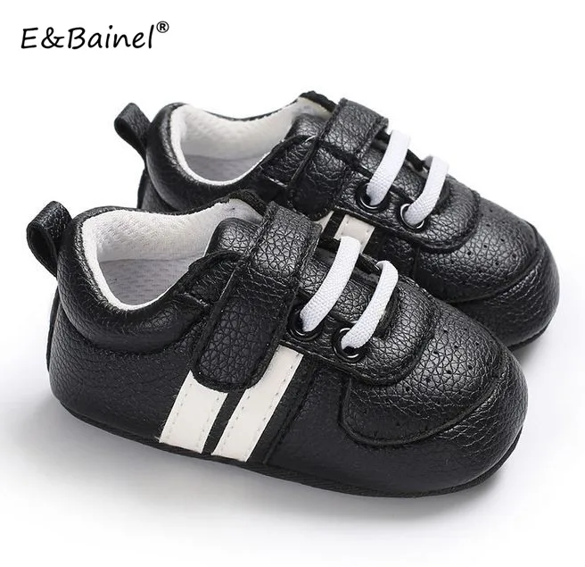 Bébé premiers marcheurs chaussures semelle souple infantile Sneaker PU cuir filles garçons marque bébé chaussures 0-18 mois nouveau-né Bebe enfants chaussures