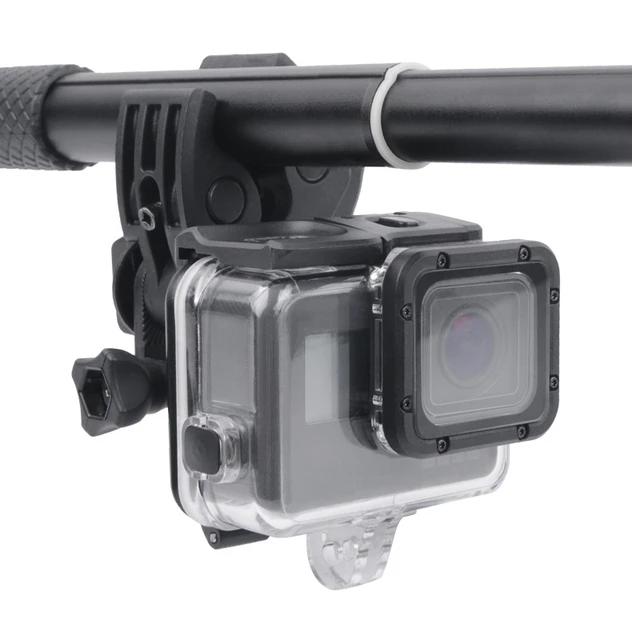 Go Pro Hero6 Fixed Clip Holder Gun/Fishing Rod/Bow/Arrow selfie base mount  for GoPro