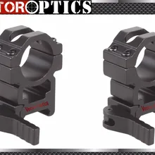 Векторная оптика 25,4 мм 1 ''дюймовый Тактический быстроразъемный прицел высокий 20 мм Пикатинни QD крепление кольцо прозрачный стиль fit AK M4