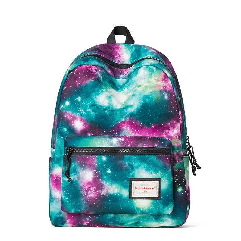Hotsale 2017 New Canvas Star Sky Backpack Large Capacity Preppy Style School Bag Casual Satchel Bag