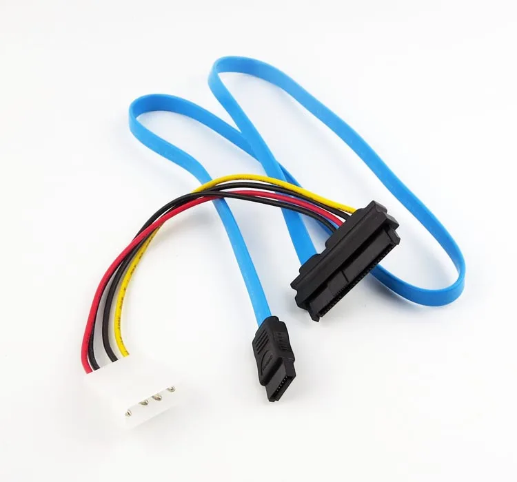 Free Shipping 50cm Mini SAS 29P SFF-8482 to SATA 3.0 7P Cable Adapter w/ Power Connector | Компьютеры и офис
