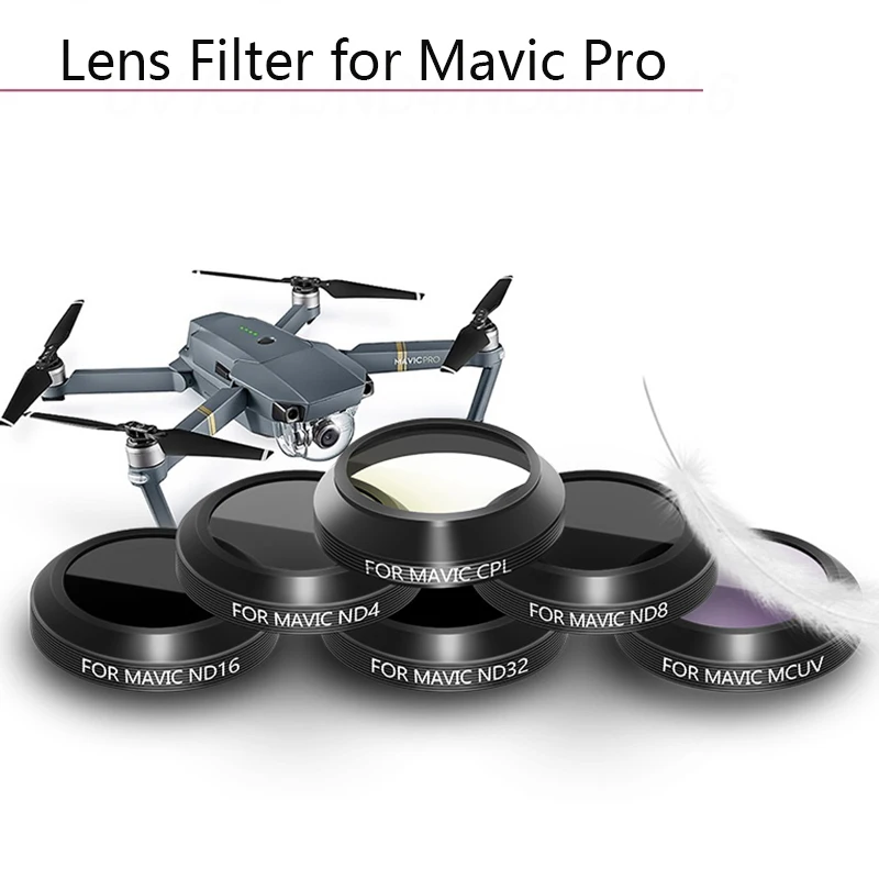 UV CPL ND8 ND16 фильтры для объективов для DJI Mavic Pro Platinum аксессуары для Дронов многослойное покрытие фильтр светильник вес аксессуары