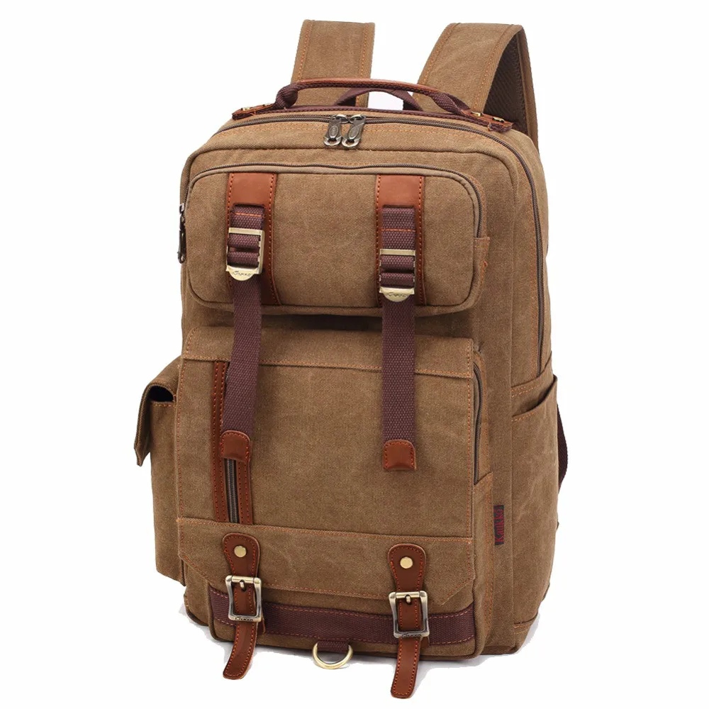 

2018 New Vintage Leisure Bag Men Travel Bags Pop Canvas Backpack for Men and Women Unisex