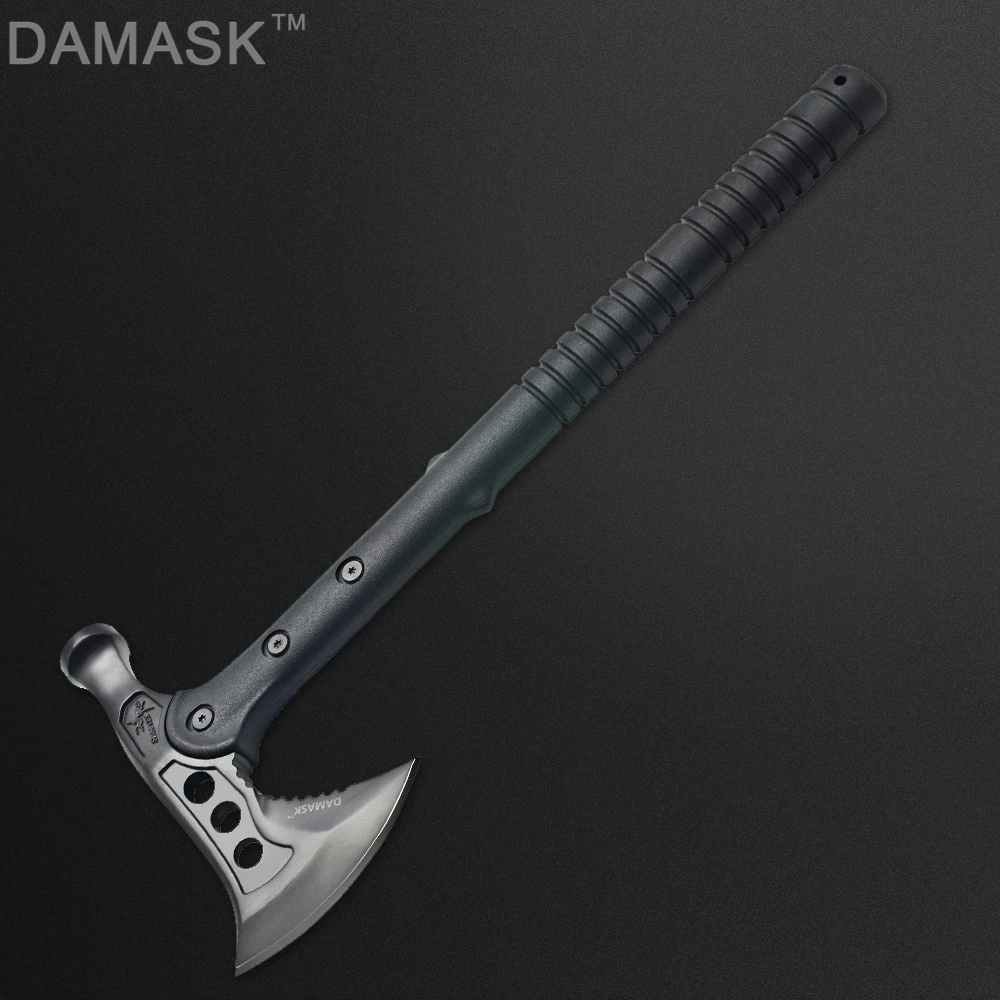 DAMASK Brand Tactical Compact Tomahawk Full Tang Camping Axe High