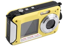 24MP Double Screens Waterproof Anti-shake Digital Camera (2.7+1.8 inch) Full HD 1080P 16x Zoom Camcorder DVR