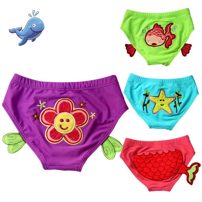 3D Sea World Infant Swimwear Baby Swimsuit,Washable Swim Diaper Baby