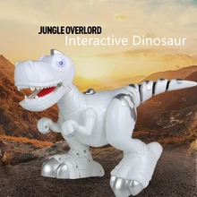Электрический ходячий динозавр 908C многофункциональный музыкальный свет в кругах умный сенсорный индукционный динозавр животное Робот Модель игрушки