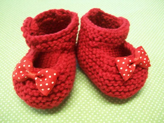 Модные вязаные детские SHOES-1-6mths с бабочкой