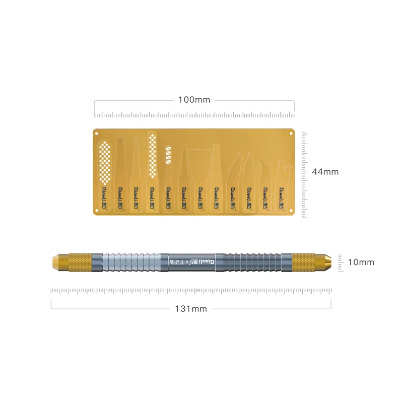 Лезвия для ремонта чипа BGA/IC 12 в 1 iPhone A7 A8 A9 A10 A11|Наборы ручных инструментов| |