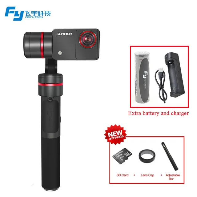 

Feiyu SUMMON SUMMON or Summon plus + 3-Axis 4K Camera Integrated Handheld Steady Brushless Gimbal PK DJI OSMO