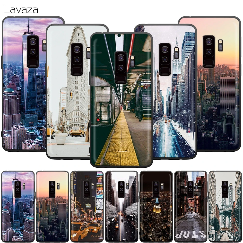 Чехол Нью-Йорк для Samsung Galaxy J6 A9 A8 A7 A70 A6 A5 A50 A40 A30 A3 A10 A51 A71 A81 A91 2018 | Мобильные телефоны