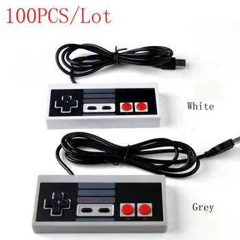 

100pcs/lot USB Controller For NES Windows PC for MAC Computer Classic Retro Wired USB GamePad Gaming JoyStick Joypad Accessories