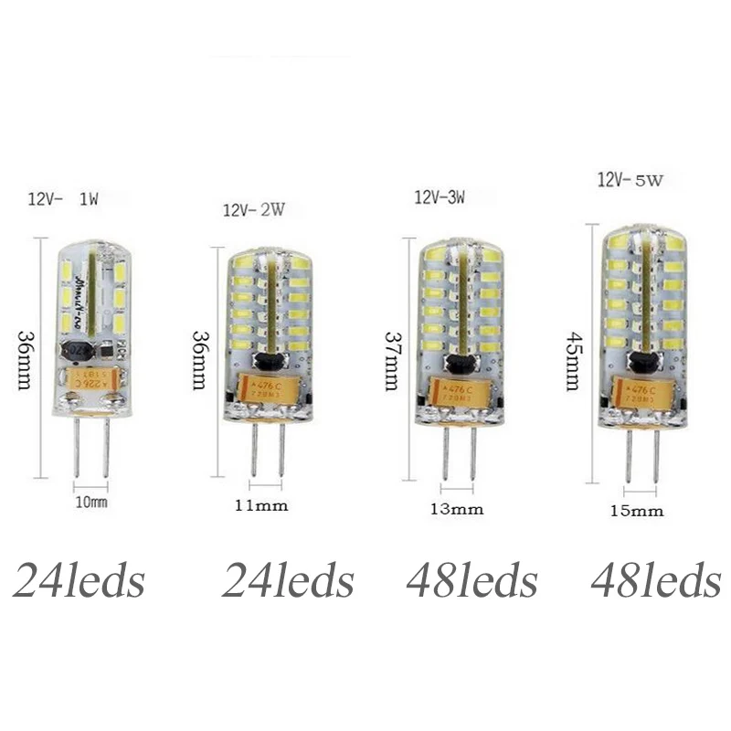 

10pcs/lot G4 LED Corn Bulb Light 220V LED Spotlight DC12V LED Home Lighting Ampoule Chandelier Lights Repalcement
