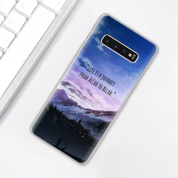 Коран исламские цитаты чехол для телефона для samsung Galaxy S10e S10 плюс S7 S8 S9 Plus, Note 8, 9, 10, плюс S10 5G M20 M30 жесткий чехол Coque - Цвет: 011