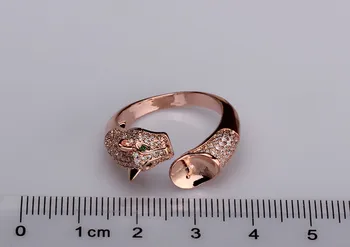 

S925 sterling silver, exquisite leopard head, classic 9-10MM, rings, natural pearls, adjustable hand ornaments